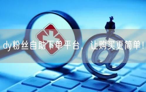 dy粉丝自助下单平台，让购买更简单！