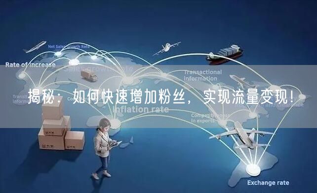 揭秘：如何快速增加粉丝，实现流量变现！