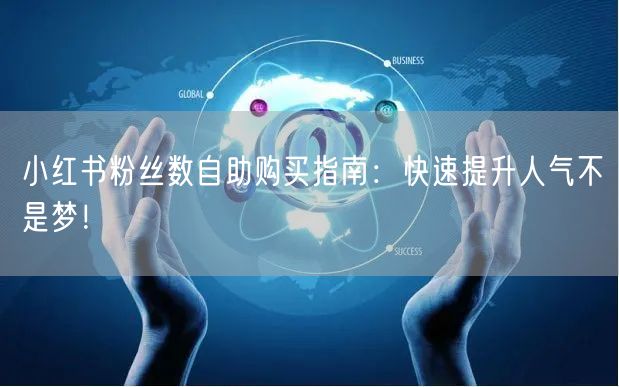 小红书粉丝数自助购买指南：快速提升人气不是梦！