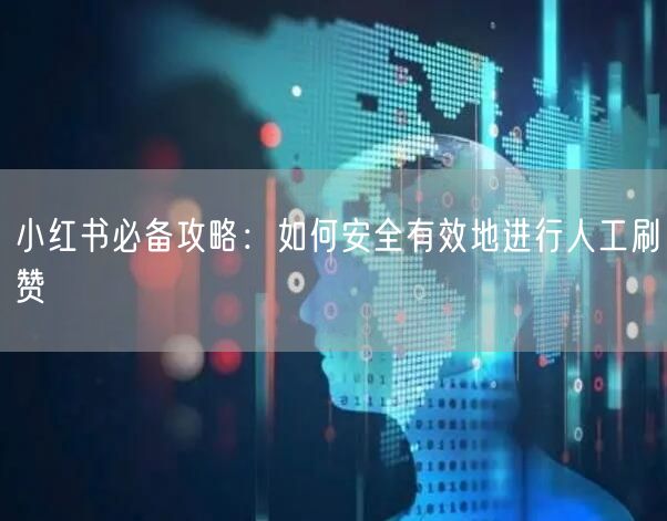 小红书必备攻略：如何安全有效地进行人工刷赞