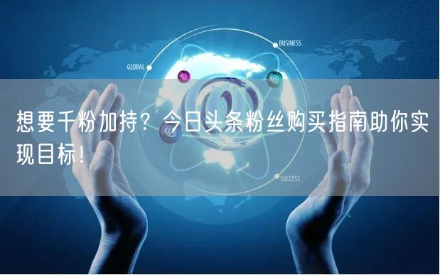 想要千粉加持？今日头条粉丝购买指南助你实现目标！