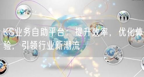 KS业务自助平台：提升效率，优化体验，引领行业新潮流