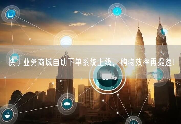 快手业务商城自助下单系统上线，购物效率再提速！