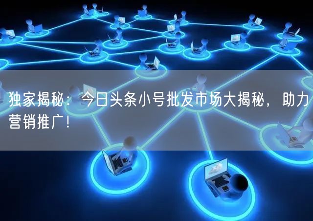 独家揭秘：今日头条小号批发市场大揭秘，助力营销推广！
