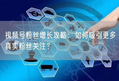 视频号粉丝增长攻略：如何吸引更多真实粉丝关注？