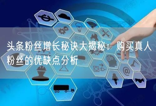 头条粉丝增长秘诀大揭秘：购买真人粉丝的优缺点分析
