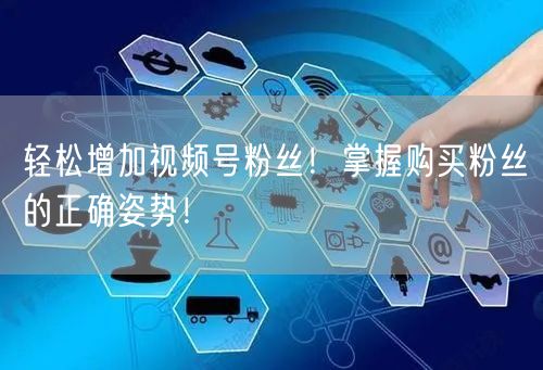 轻松增加视频号粉丝！掌握购买粉丝的正确姿势！