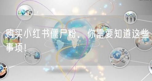 购买小红书僵尸粉，你需要知道这些事项！