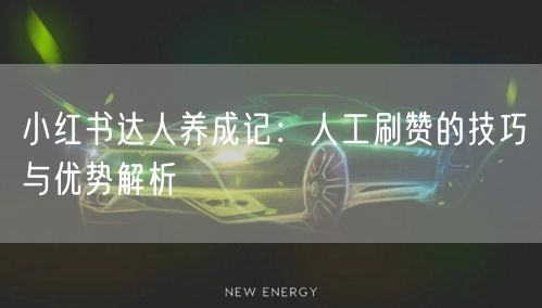 小红书达人养成记：人工刷赞的技巧与优势解析