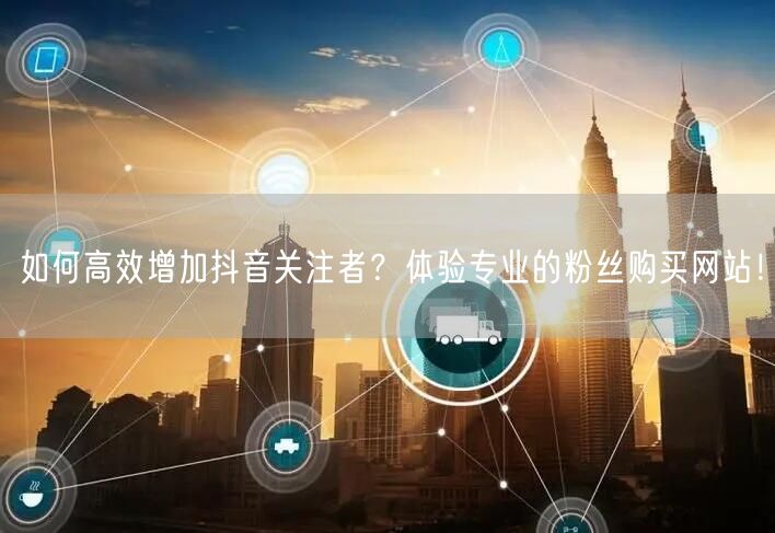 如何高效增加抖音关注者？体验专业的粉丝购买网站！