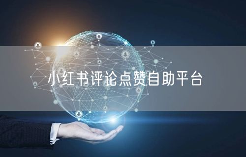小红书评论点赞自助平台