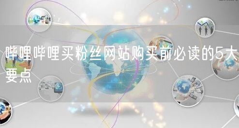 哔哩哔哩买粉丝网站购买前必读的5大要点