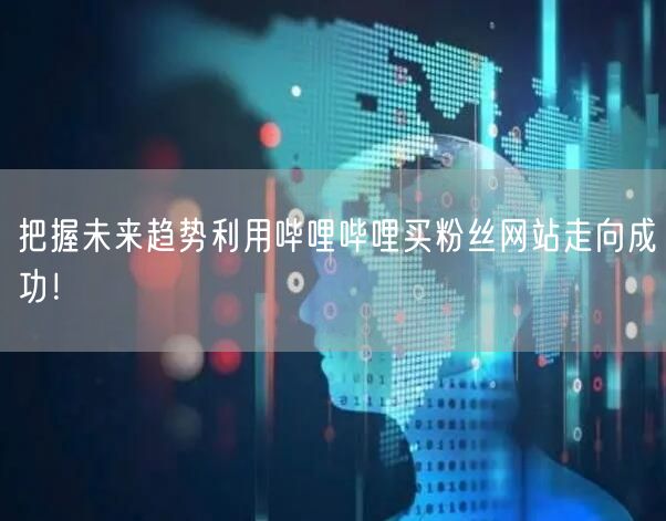 把握未来趋势利用哔哩哔哩买粉丝网站走向成功！
