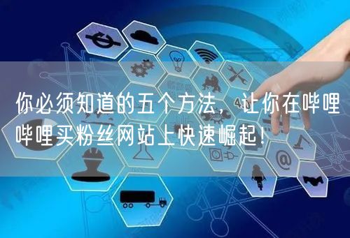 你必须知道的五个方法，让你在哔哩哔哩买粉丝网站上快速崛起！