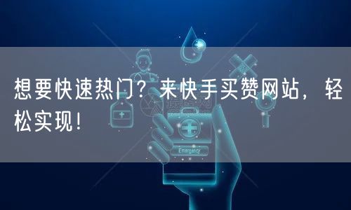 想要快速热门？来快手买赞网站，轻松实现！