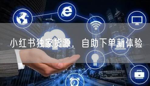 小红书独家货源，自助下单新体验