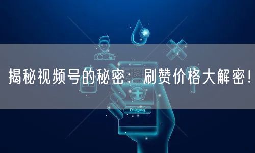揭秘视频号的秘密：刷赞价格大解密！