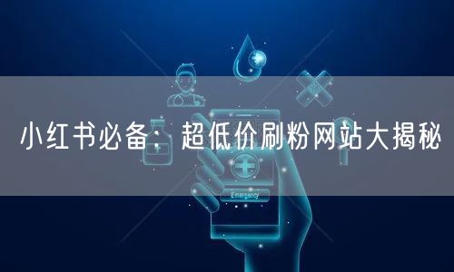 小红书必备：超低价刷粉网站大揭秘