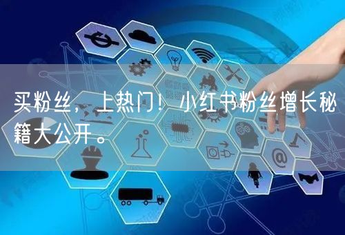 买粉丝，上热门！小红书粉丝增长秘籍大公开。