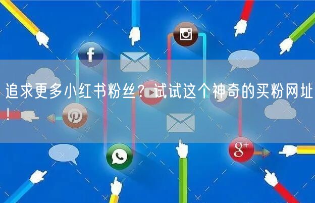 追求更多小红书粉丝？试试这个神奇的买粉网址！