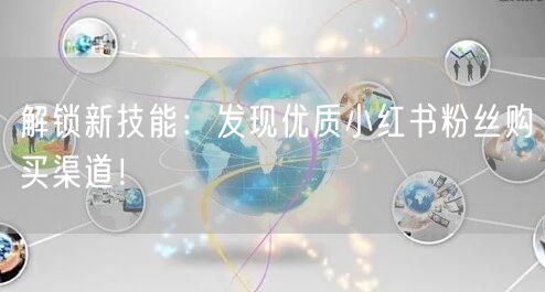 解锁新技能：发现优质小红书粉丝购买渠道！