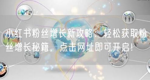 小红书粉丝增长新攻略：轻松获取粉丝增长秘籍，点击网址即可开启！