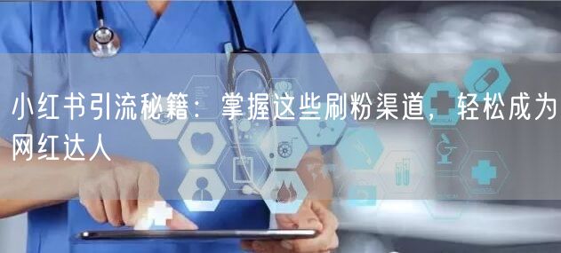 小红书引流秘籍：掌握这些刷粉渠道，轻松成为网红达人