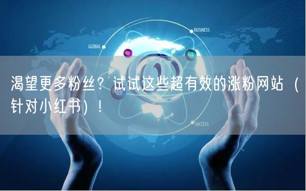 渴望更多粉丝？试试这些超有效的涨粉网站（针对小红书）!