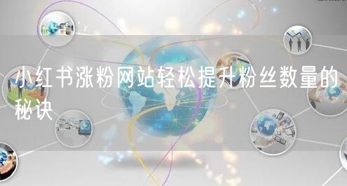 小红书涨粉网站轻松提升粉丝数量的秘诀