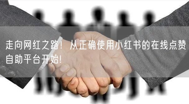 走向网红之路！从正确使用小红书的在线点赞自助平台开始!