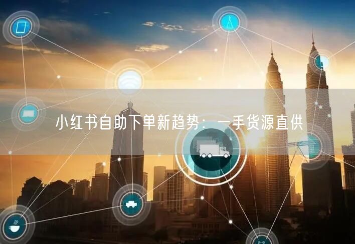 小红书自助下单新趋势：一手货源直供